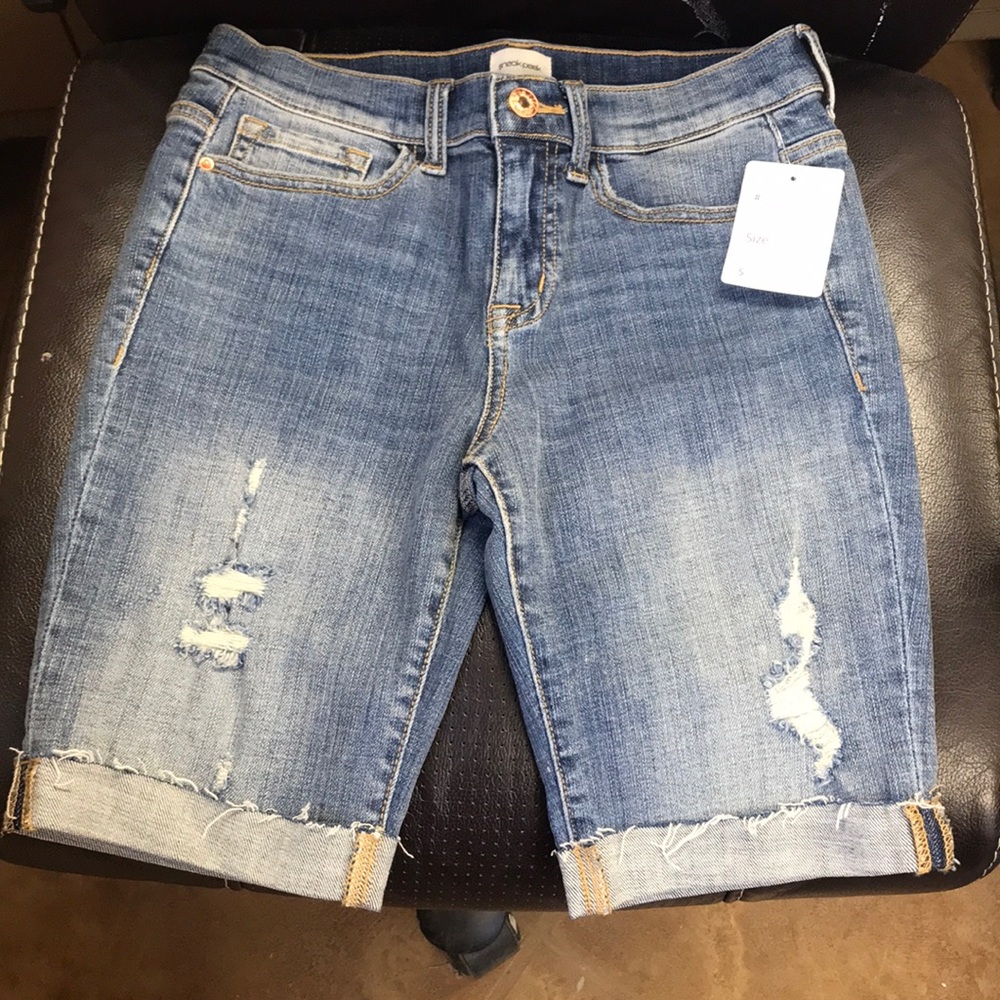 Denim Bermuda Shorts